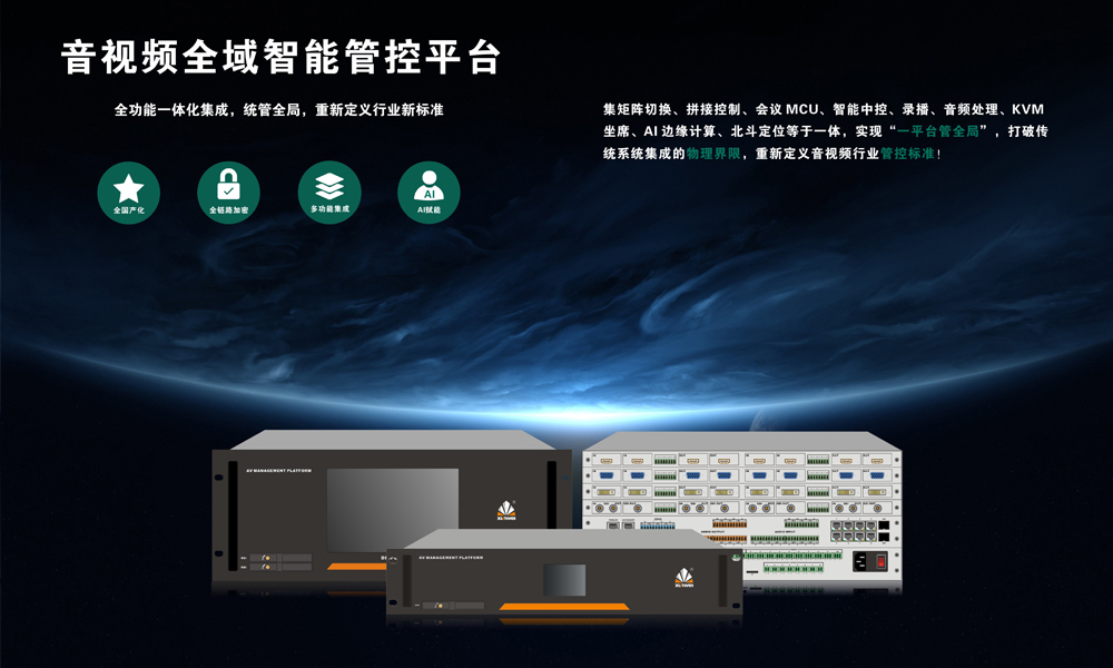 音视频全域智能管控平台特点