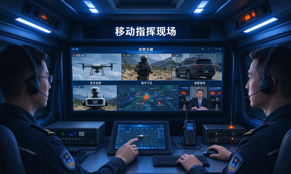 移动车载指挥场景