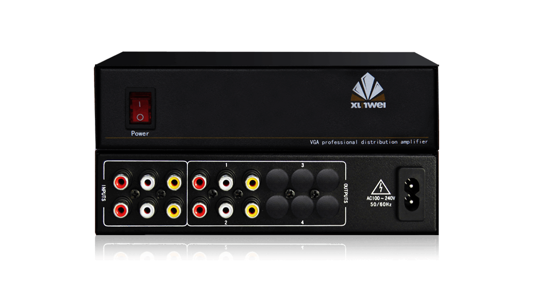 1进2出音视频分配器