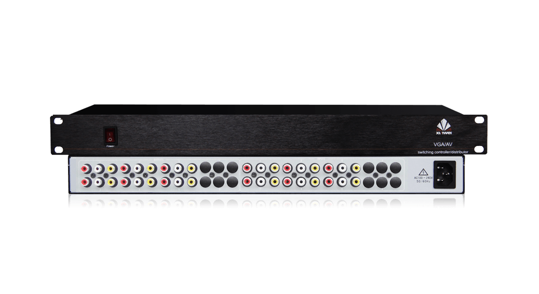 4进8出音视频分配器