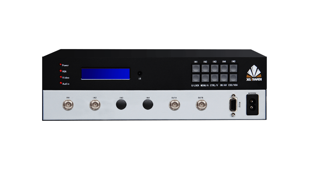 2进1出视频切换器