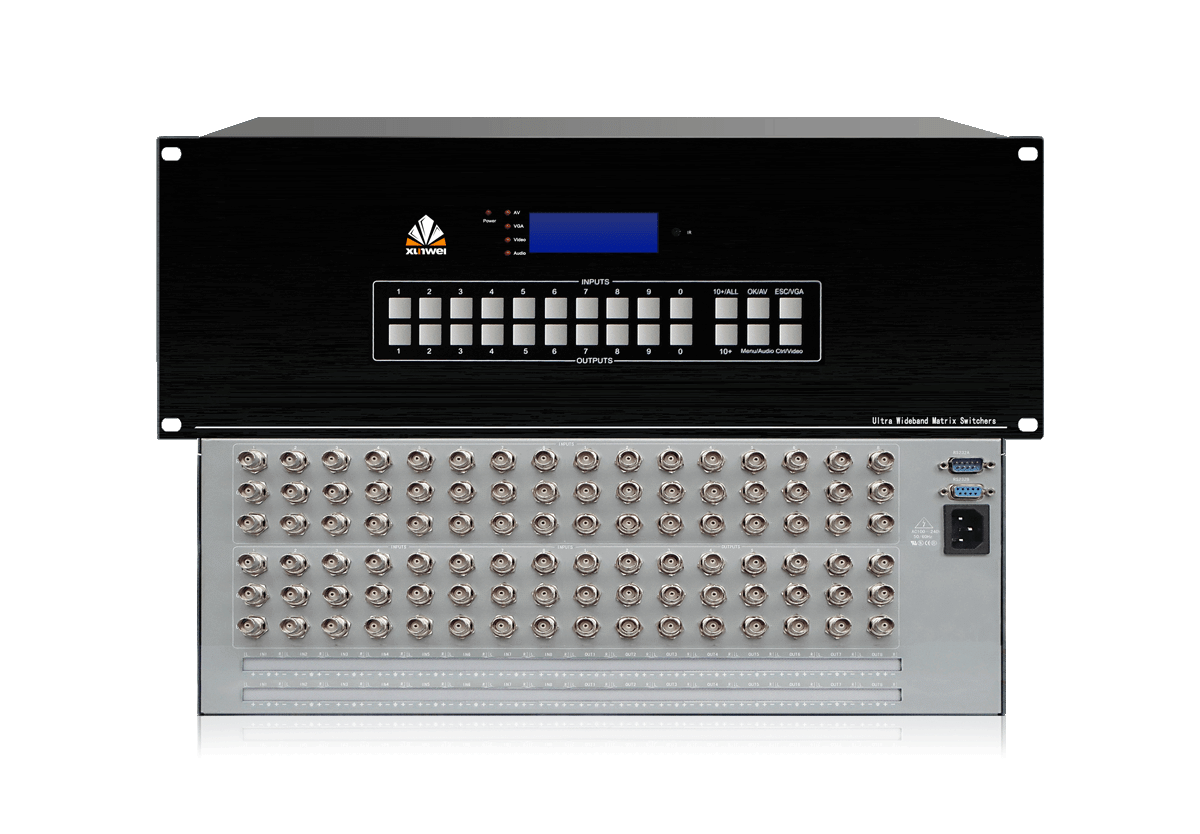 16路分量视频矩阵切换器